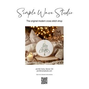 Merry‎ Christmas Tree Holiday Cross Stitch KIT